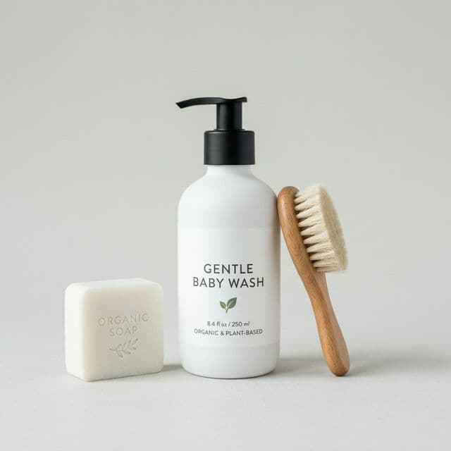 Gentle Organic Baby Bath Set